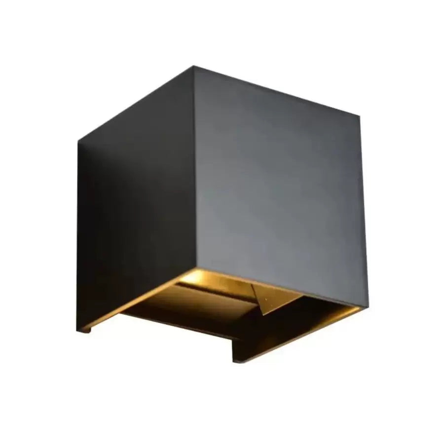 Zewnętrzna lampa ścienna LED Aryan 10W czarna