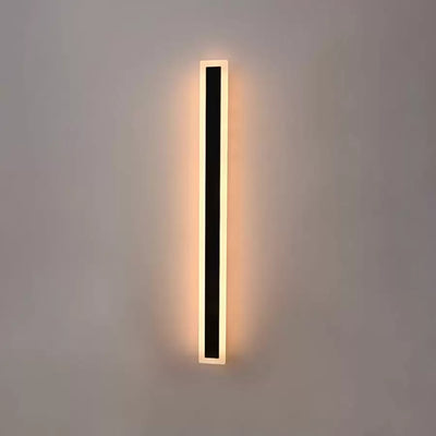 Malachi 25W Zewnętrzna lampa ścienna LED Czarno-biała