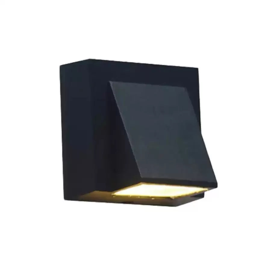 Matthias 5W Zewnętrzna lampa ścienna LED Czarna