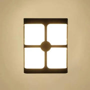 Timeea Zewnętrzna lampa ścienna LED, 20 W, czarna, 6000 K