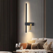 Lampa ścienna Glory LED 9W czarno-złota