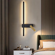 Lampa ścienna Glory LED 9W czarno-złota