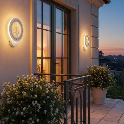 Lampa ścienna LED DAISY, 13 W, zimne/ciepłe/neutralne światło, biała z kryształem