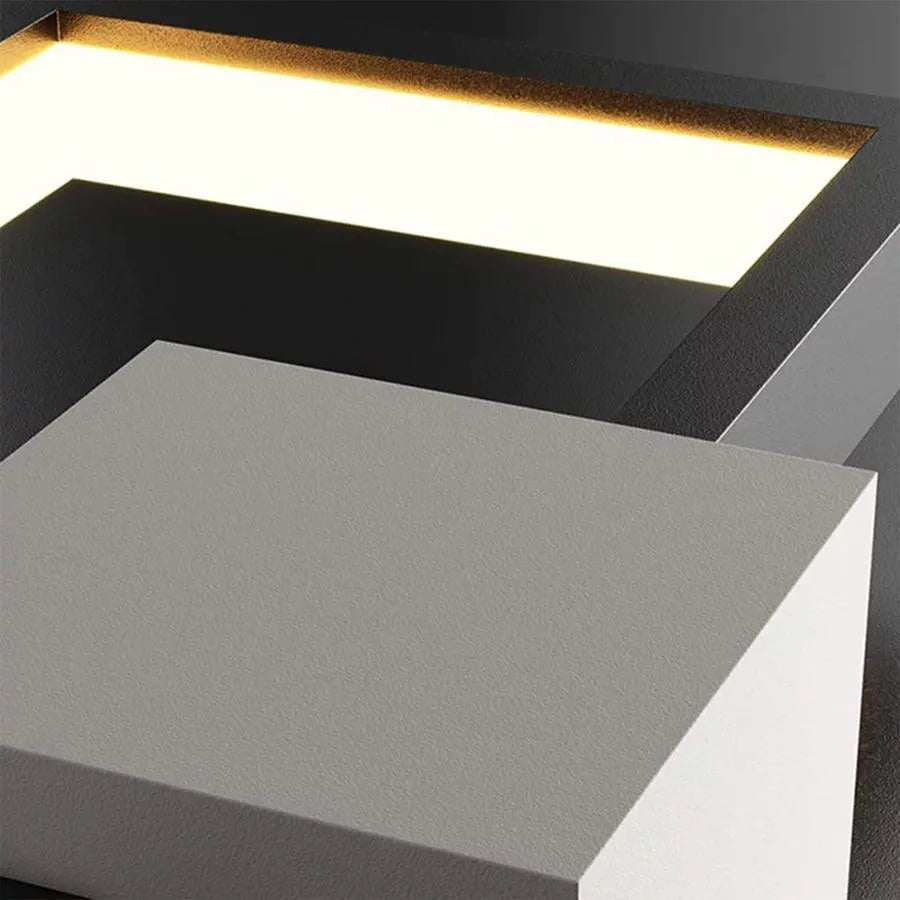 Lampa LED Massika 37W, Czarno-Biała
