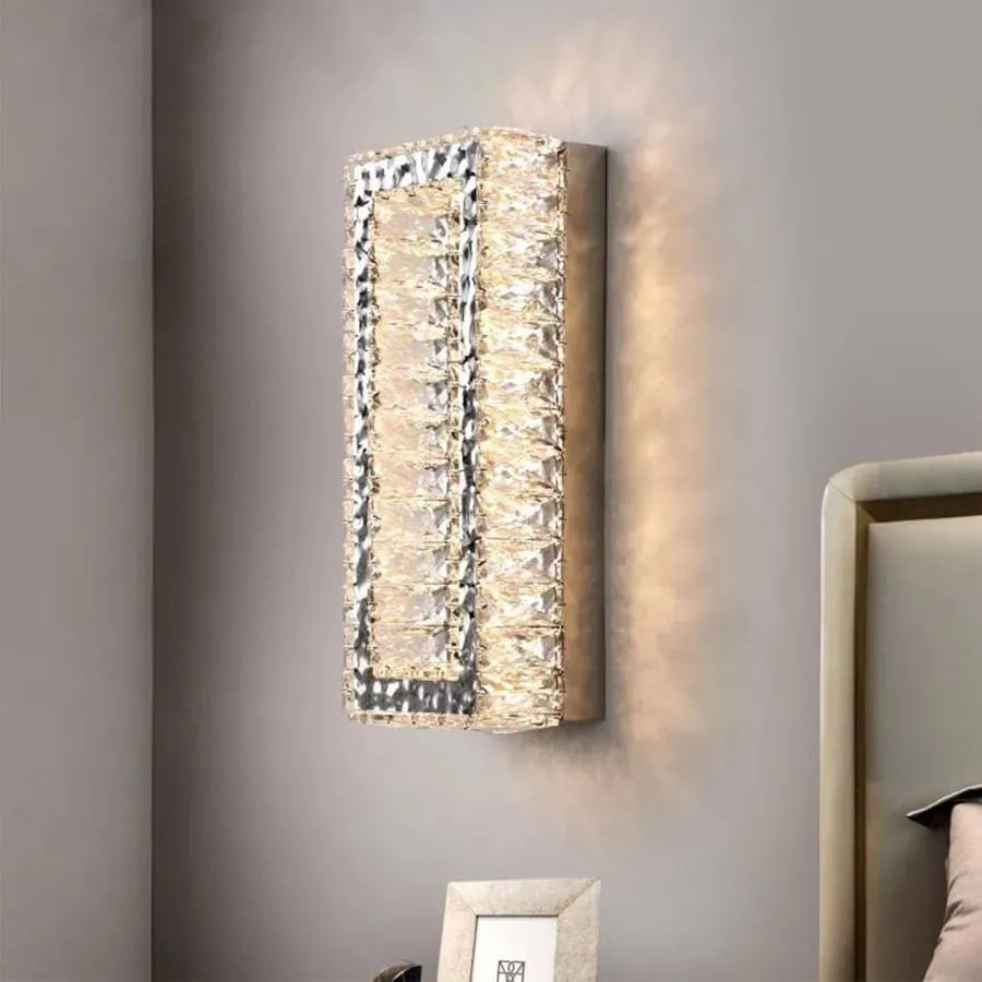 Lampa LED Crystal Mefisto 24W Srebrna