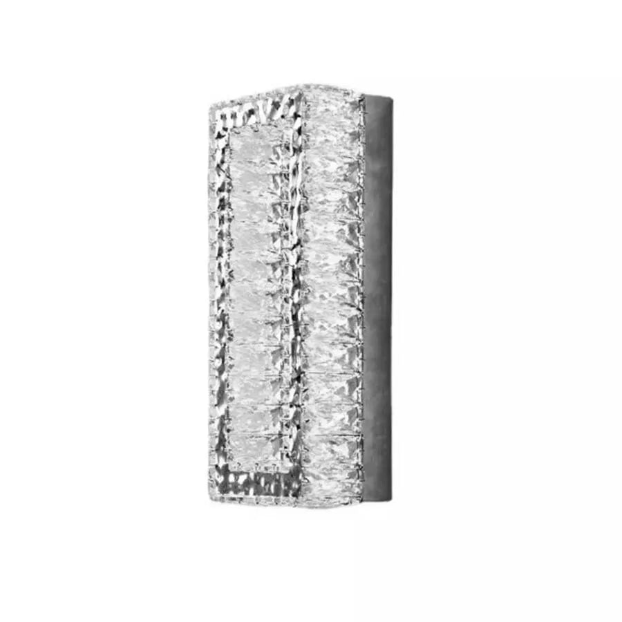Lampa LED Crystal Mefisto 24W Srebrna