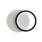 Kinkiet LED SMALON 27W, 2 koła, światło zimne/ciepłe/neutralne, czarno-biały
