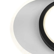 Kinkiet LED SMALON 27W, 2 koła, światło zimne/ciepłe/neutralne, czarno-biały