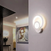 Lampa ścienna LED Urbanist 19W okrągła, zimne/ciepłe/neutralne światło, akryl i biały metal
