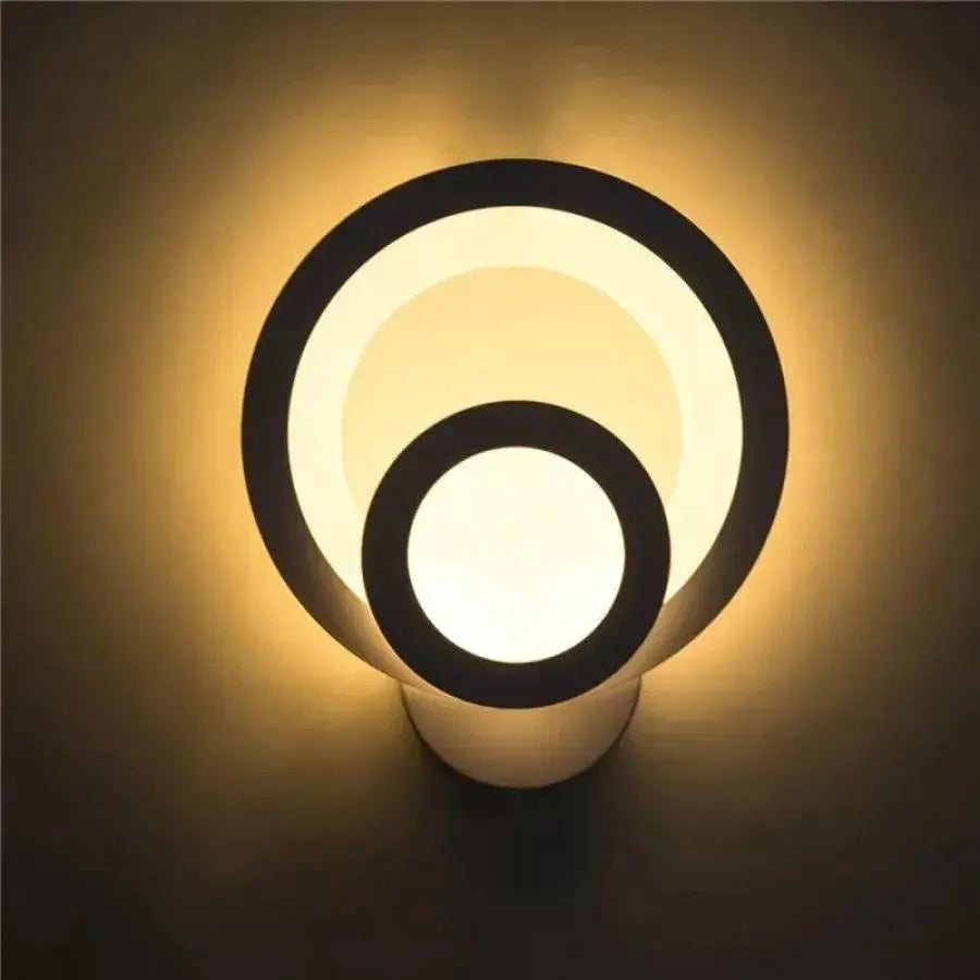 Lampa ścienna LED Urbanist 19W okrągła, zimne/ciepłe/neutralne światło, akryl i biały metal