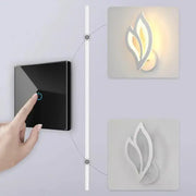 Lampa ścienna LED LILY 15W Petal Zimne/Ciepłe/Neutralne światło Akryl i biały metal