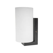 Lampa ścienna Teluris, 1*E27, biała z brązem, drewno i szkło, IP.20