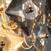 Zarina Kinkiet 2*E14, Metal i Kryształ, Złoty 