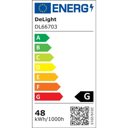 Taśma LED R2835 9,6W/m 12V 5m IP20 6400K