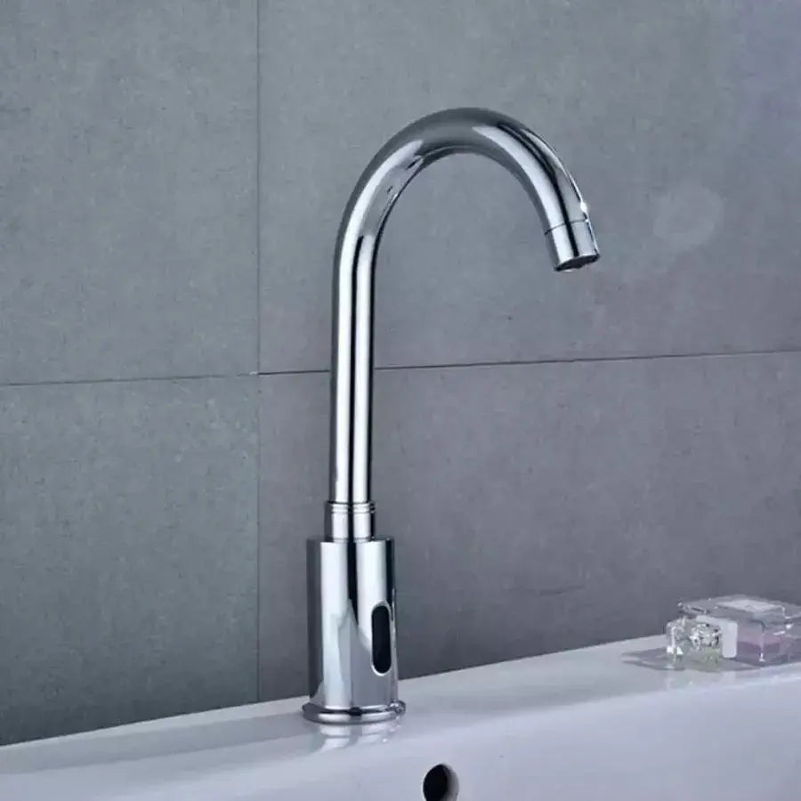 Bateria umywalkowa z czujnikiem, mosiądz sanitarny, chrom, RW-103