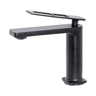 Bateria umywalkowa, sanitarna, mosiądz, czarny, 9707H