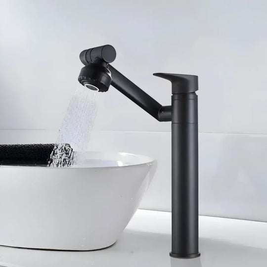 Bateria umywalkowa, mosiądz sanitarny, czarny, baterie łazienkowe OD/2027 Domyślny tytuł Alessandro Design
