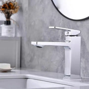 Bateria umywalkowa, mosiądz sanitarny, satyna, 9807