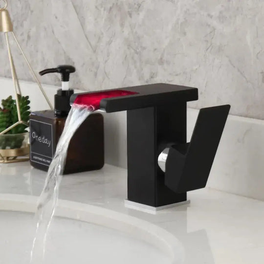 Bateria umywalkowa, stop, czarna, baterie łazienkowe OD3009 Domyślny tytuł Alessandro Design