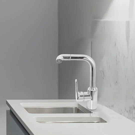 Bateria zlewozmywakowa, chrom, baterie kuchenne CP101 Domyślny tytuł Alessandro Design