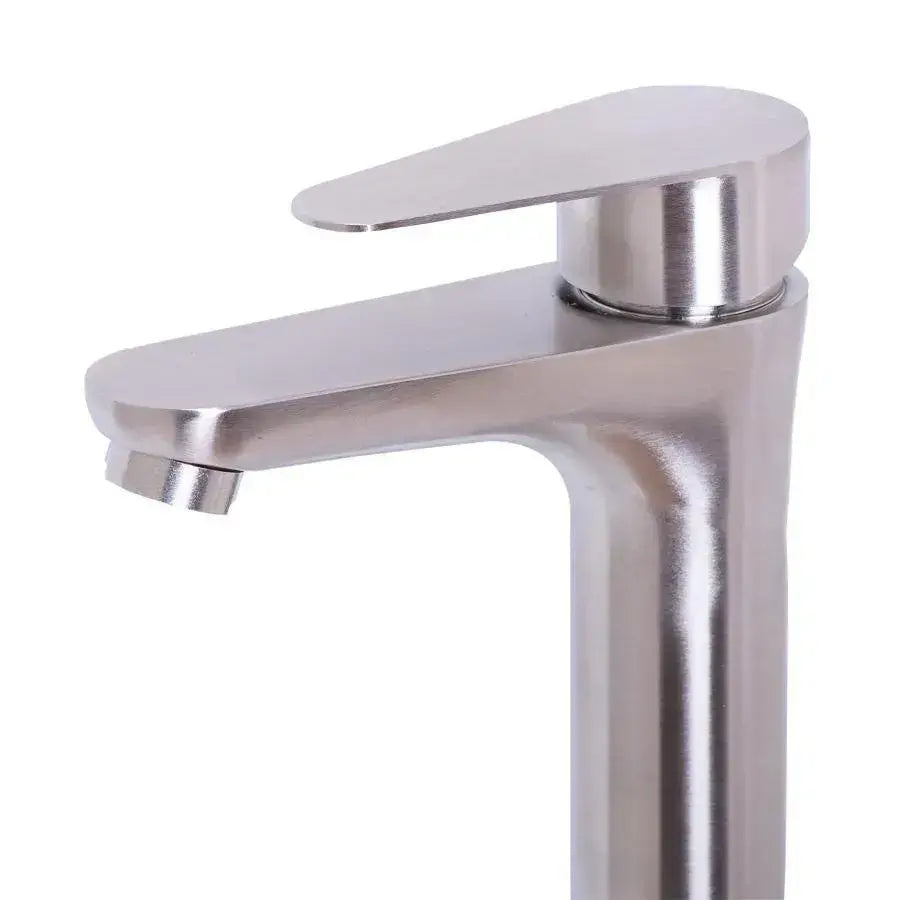 Bateria umywalkowa, stal nierdzewna SUS304, wykończenie satynowe, MP006