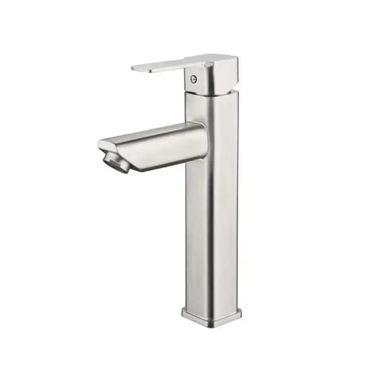 Bateria umywalkowa, stal nierdzewna SUS304, wykończenie satynowe, MP014