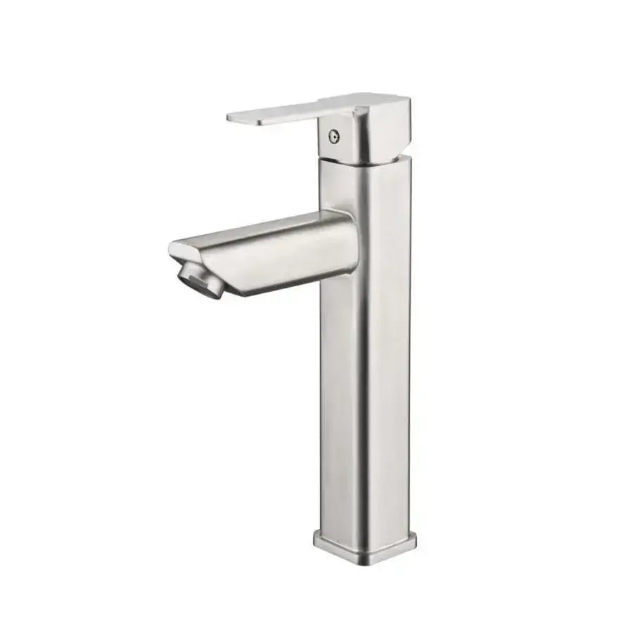 Bateria umywalkowa, stal nierdzewna SUS304, wykończenie satynowe, MP014