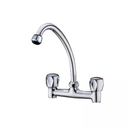 Bateria stojąca z obrotową wylewką, kompozyt metalowy, chrom, baterie kuchenne SR001 Domyślny tytuł Alessandro Design