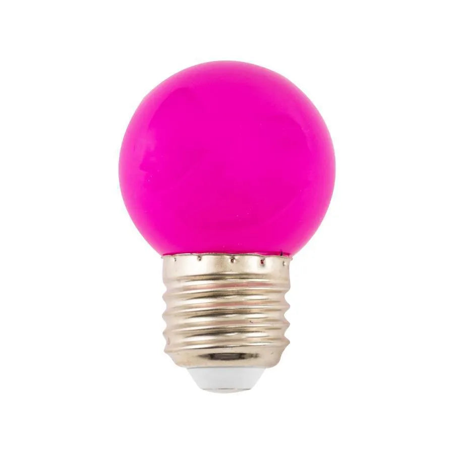 Żarówka LED, E27, 2W, Fioletowa