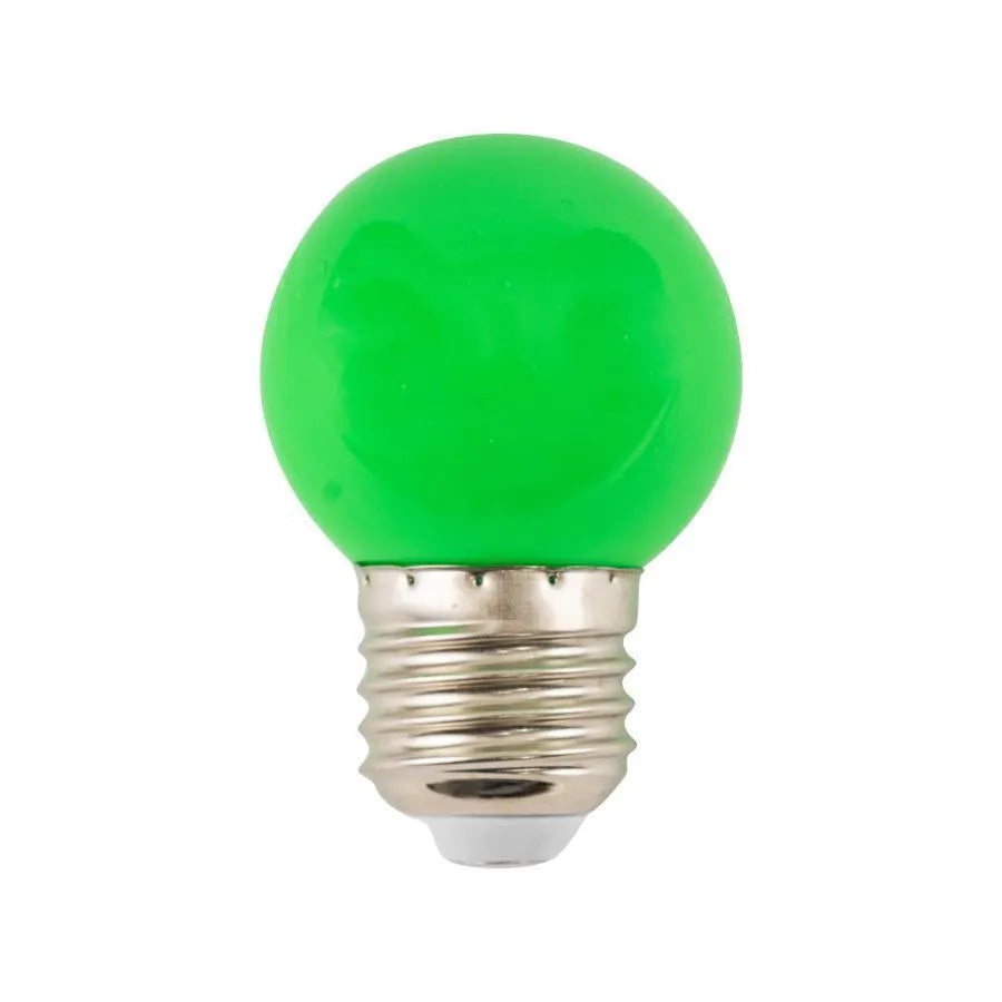 Żarówka LED, E27, 2W, Zielona