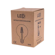 Żarówka LED G95, E27, 6W, 6000K