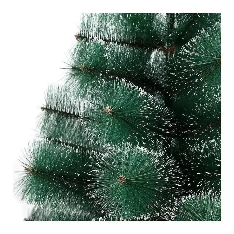 Sztuczna choinka 150 cm, zielona z białą