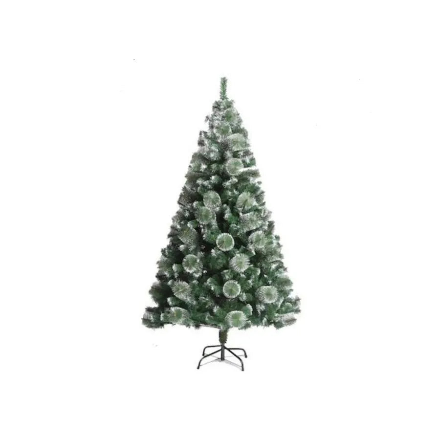 Sztuczna choinka 240 cm, zielona z białą