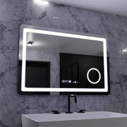 LUDA LED prostokątna 90x60cm Souverain Motionglow Marcello Dismanty Clock System rozprzestrzeniania zegara