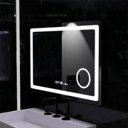 LUDA LED prostokątna 90x60cm Souverain Motionglow Marcello Dismanty Clock System rozprzestrzeniania zegara