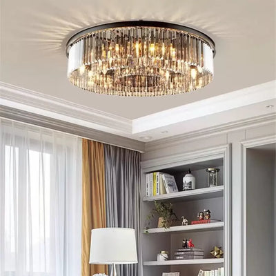 Żyrandol kryształowy Brady Ø60cm 18x E14 czarny