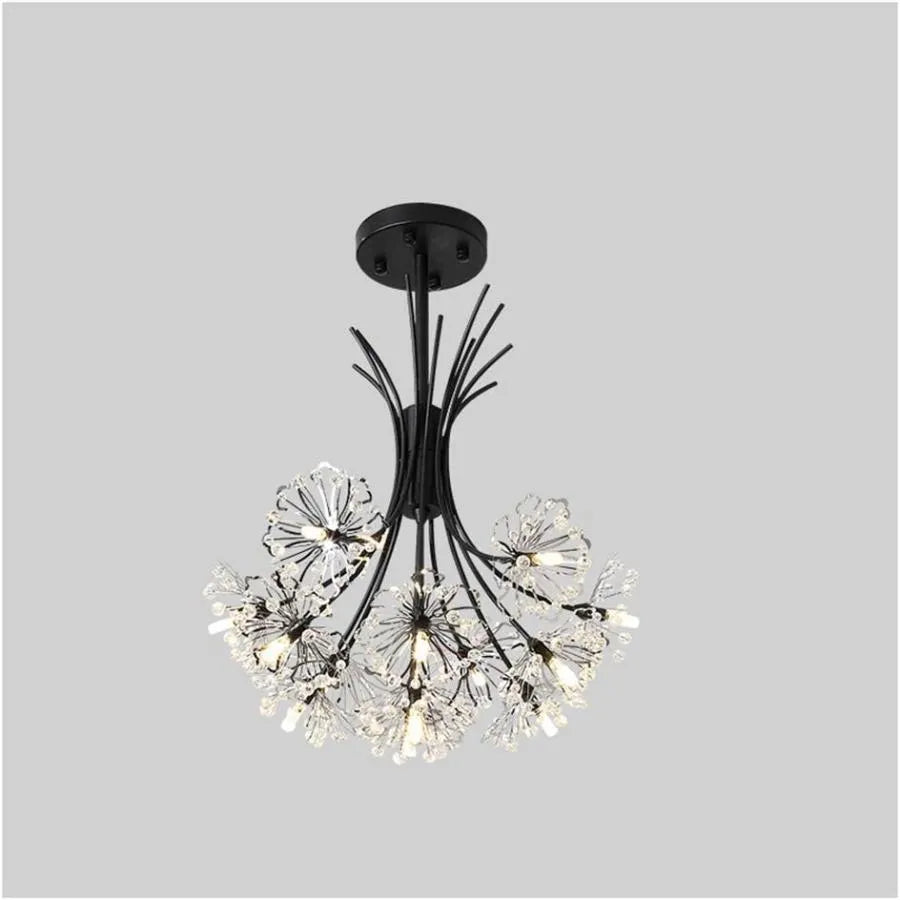 Crystal żyrandol Peterhof Eleganza, 13xg4, średnica 49 cm, czarny