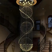 Żyrandol kryształowy LED 70W Bellini Gold 50cm