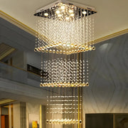 Żyrandol kryształowy LED 80W Saturnino Gold 50cm