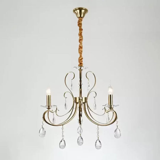Gustavo Candelabra 3x E14 Złoty Klasyczny Kandelabr Domyślny tytuł Alessandro Design
