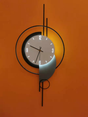 Luna Dekoracyjny kinkiet LED 83W Średnica 120CM Zimne/Neutralne/Ciepłe Światło Czarny