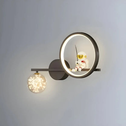 Lampa ścienna LED 6W Swarna czarna