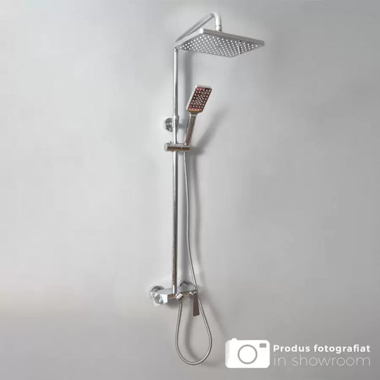Kolumna prysznicowa, mosiądz sanitarny, chrom, baterie 6720 i kolumny prysznicowe Domyślny tytuł Alessandro Design