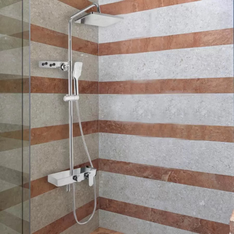 Kolumna prysznicowa, mosiądz sanitarny, chrom, SJG/2450