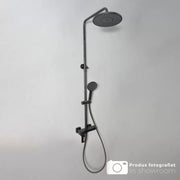 Kolumna prysznicowa, mosiądz sanitarny, czarny, 9810H
