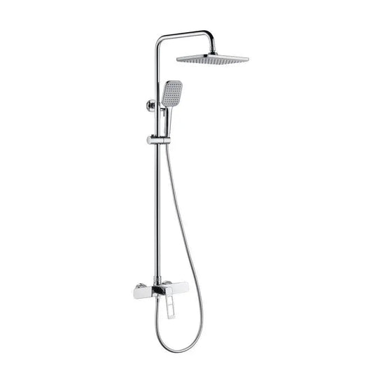 Kolumna prysznicowa, mosiądz sanitarny, satyna, baterie i kolumny prysznicowe 9710 Tytuł domyślny Alessandro Design