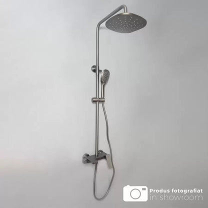 Kolumna prysznicowa, mosiądz sanitarny, wykończenie satynowe, 9960N