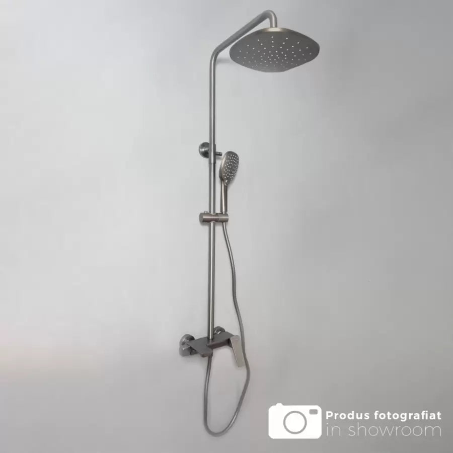 Kolumna prysznicowa, mosiądz sanitarny, wykończenie satynowe, 9960N
