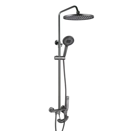 Ciemnoszara kolumna prysznicowa ze stali nierdzewnej OD3901 Domyślny tytuł Alessandro Design