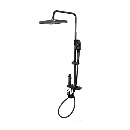 Ciemnoszara kolumna prysznicowa ze stali nierdzewnej OD3903 Domyślny tytuł Alessandro Design